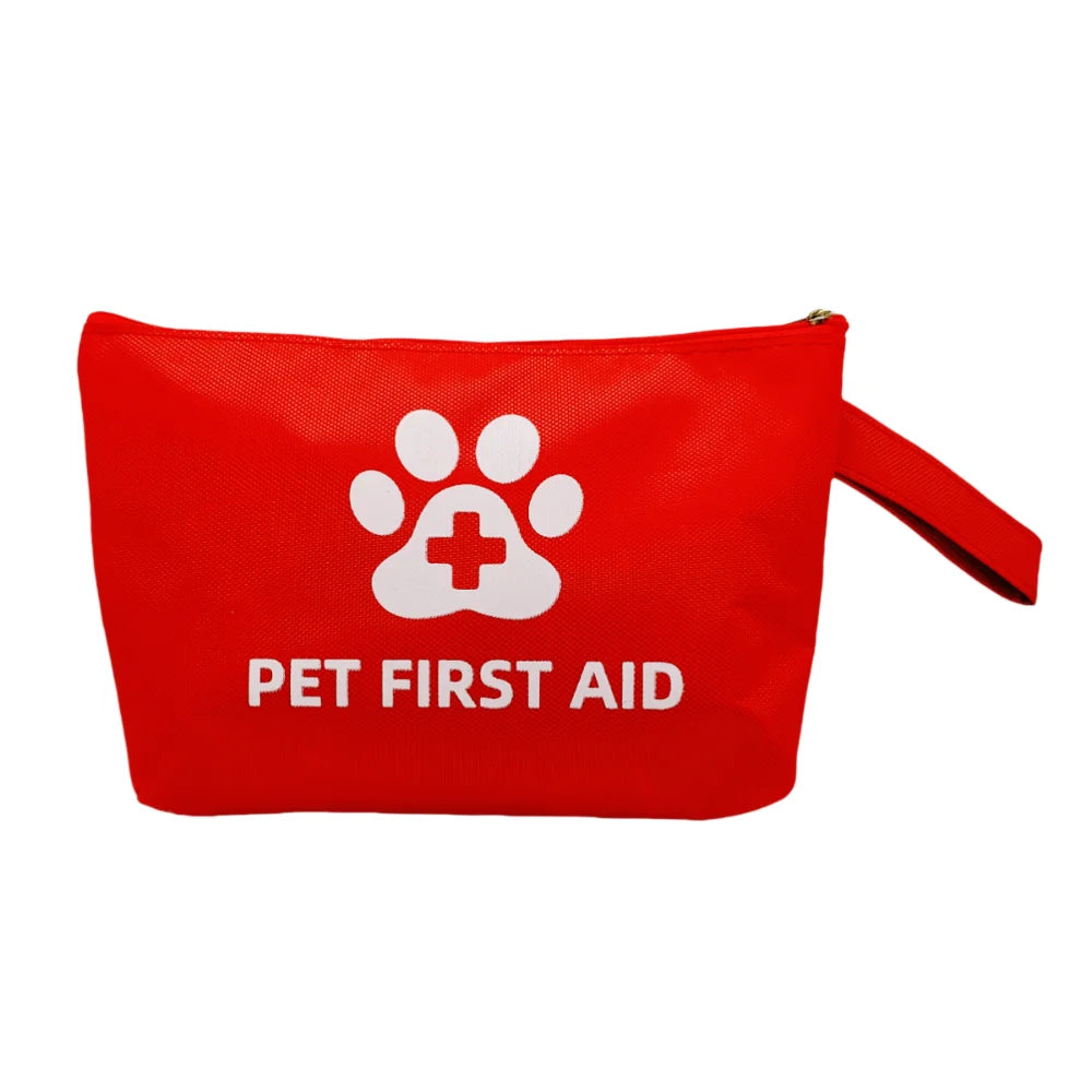 Kit de Premiers Secours pour Animaux 58 Pièces – Trousse de Voyage Imperméable Oxford 1680D pour Chiens & Chats, Camping & Randonnée