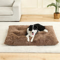 Lit Sofa Doux en Peluche Longue pour Chien et Chat – Coussin Confortable, Corbeille Animaux