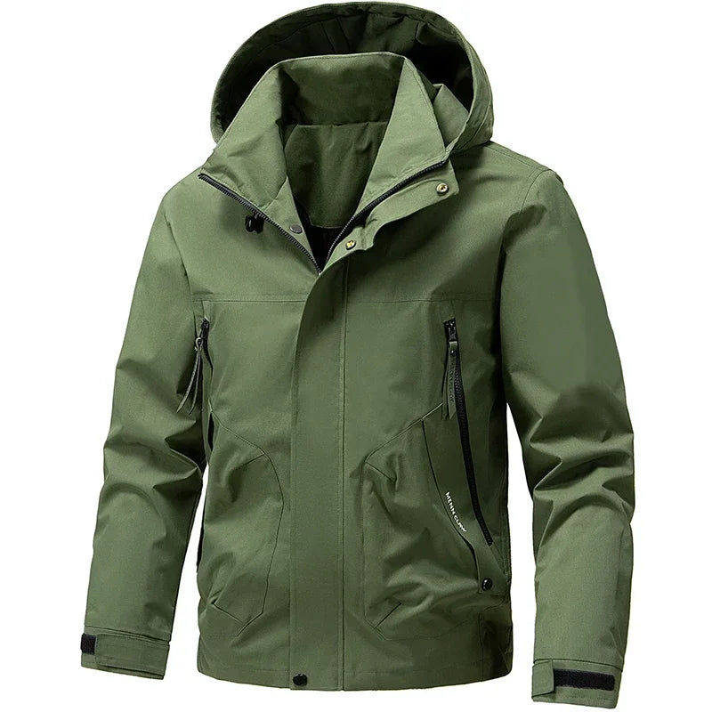 Veste Imperméable CHRLCK Unisexe – Coupe-Vent, Randonnée, Camping, Pêche, Anti-éraflures