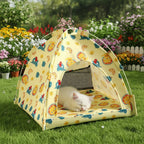 Tente-Lit Amovible pour Chat et Chien – Maison Semi-Fermée, Panier Sofa, Décoration Intérieure