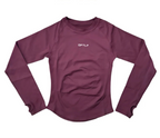 Haut de yoga sans coutures à manches longues pour femmes, t-shirt de compression amincissant, séchage rapide, respirant, élastique, pour la salle de sport, la course et l'entraînement