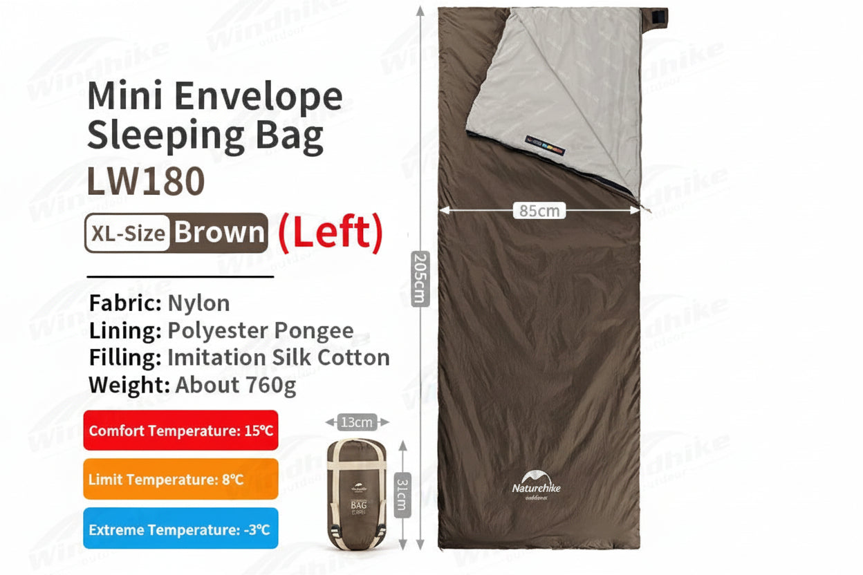 Sac de Couchage Ultra-léger Printemps Été en Coton – Camping, Randonnée, Imperméable, Simple ou Double