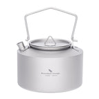 Bouilloire en Titane 1000ml – Théière Légère à Chauffe Rapide pour Randonnée, Pique-nique & Voyage