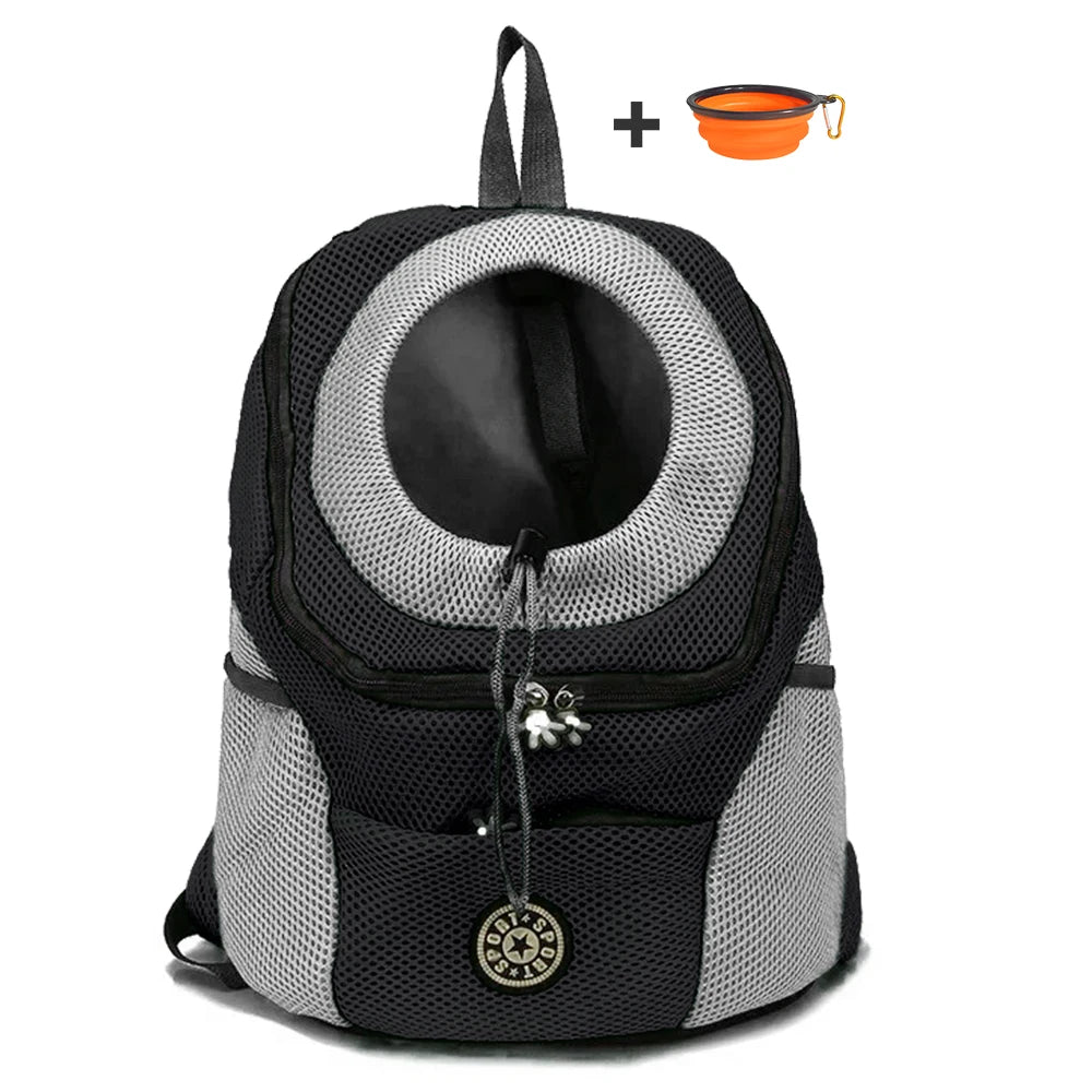 Sac à Dos Respirant pour Chien et Chat – Transport Extérieur, Maille Ventilée, Camouflage