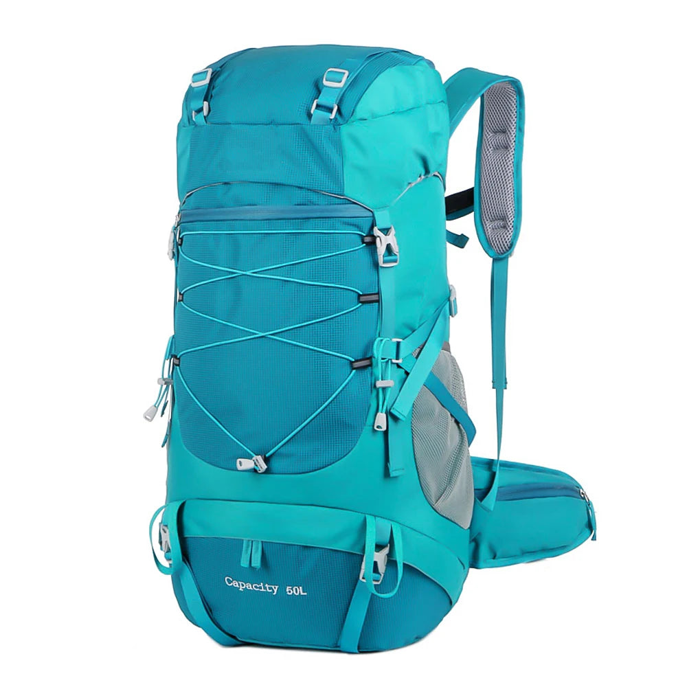 WESTTUNE Sac à Dos Randonnée 50L avec Couvre-Pluie – Multifonction, Alpinisme & Trekking
