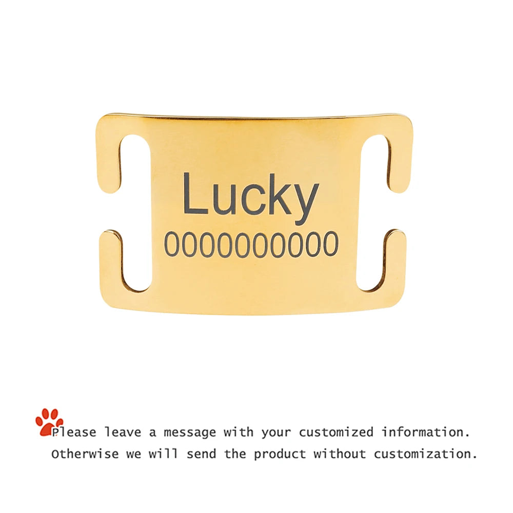 Médaille Personnalisée pour Collier Chat et Chien – Gravure Prénom | Acier Inoxydable | Anti-Perte