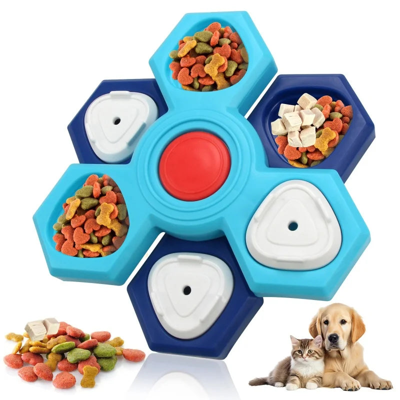 Jouet Puzzle Alimentaire pour Chien – Gamelle Anti-Ennui à Étages