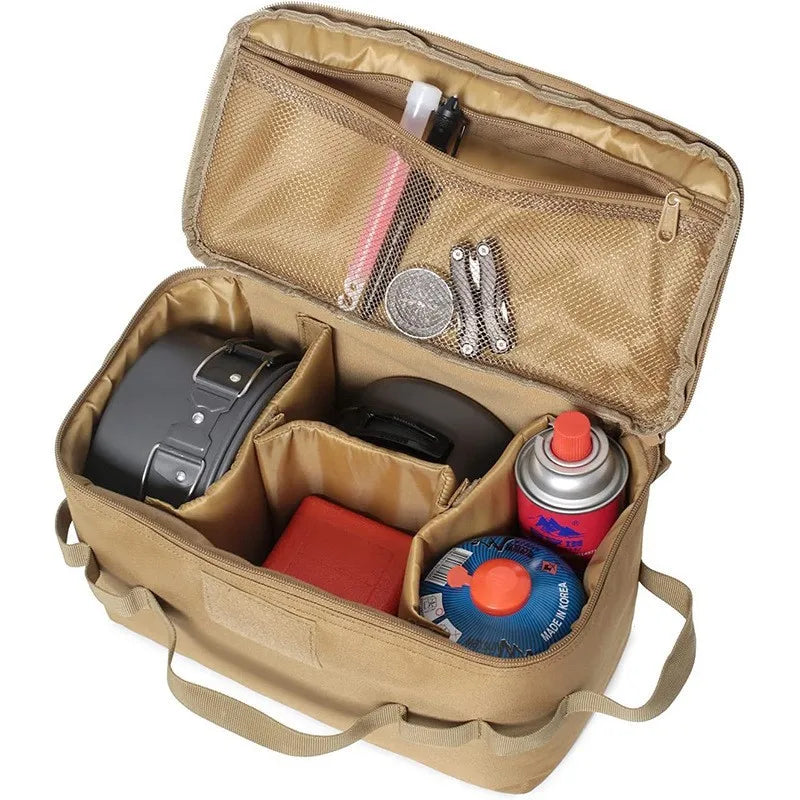 Sac de Rangement pour Bouteille de Gaz de Camping – Grande Capacité, Sac à Outils Multifonction pour Pique-Nique et Extérieur