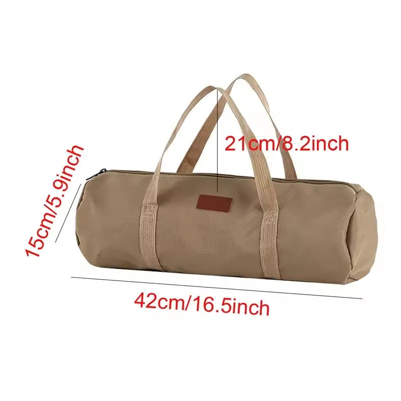 Sac de Rangement Cylindrique pour Piquets de Tente – Oxford 900D, Portable, Camping Outdoor