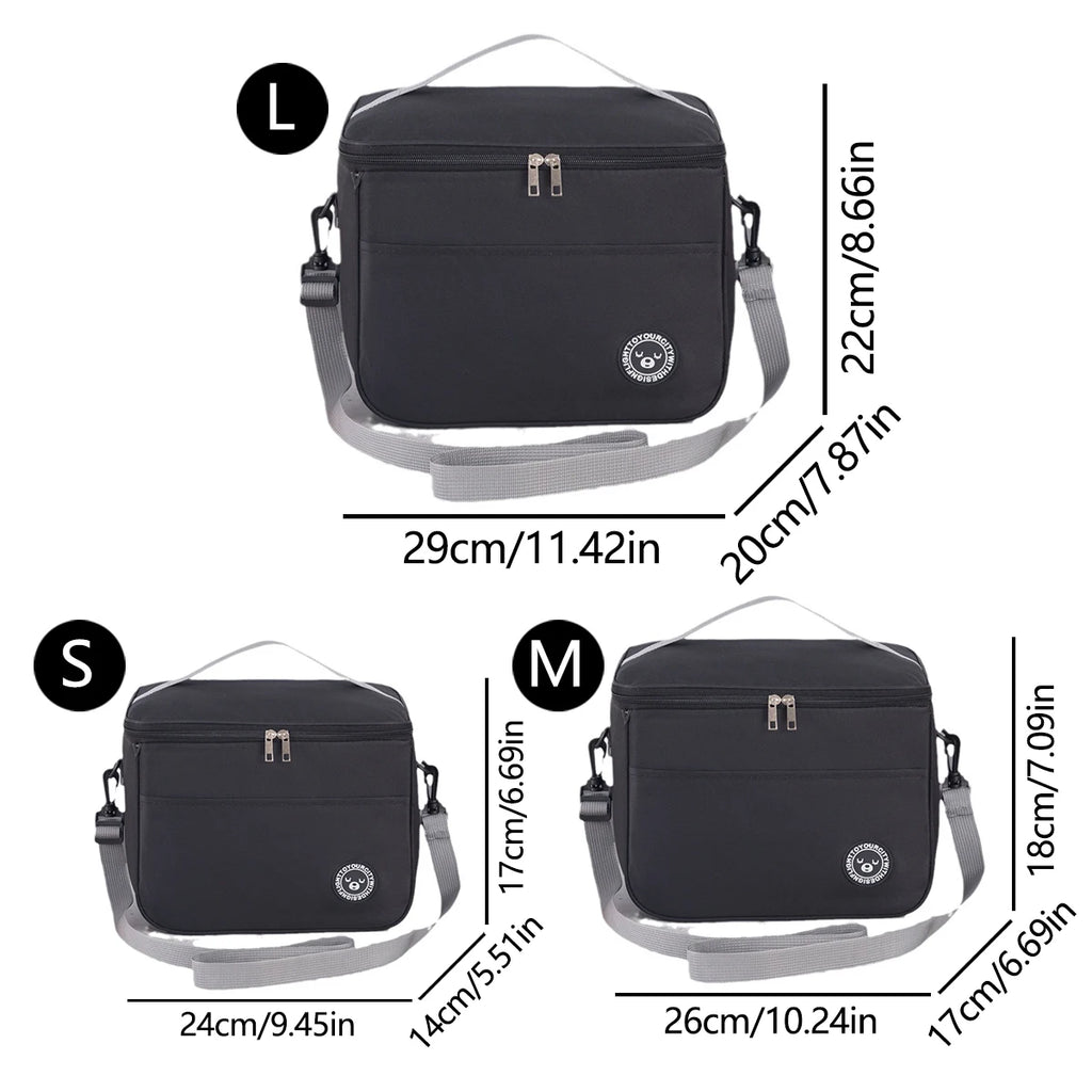 Sac Repas Isotherme Grande Capacité – Poignée & Bandoulière, Imperméable, Multifonction