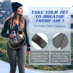 Sac Bandoulière Respirant en Maille pour Chat et Chien – Transport Portable, Style Fashion