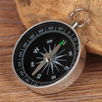 Boussole Portable Outdoor – Alliage d'Aluminium, Imperméable, Anti-rouille, Navigation Camping & Randonnée