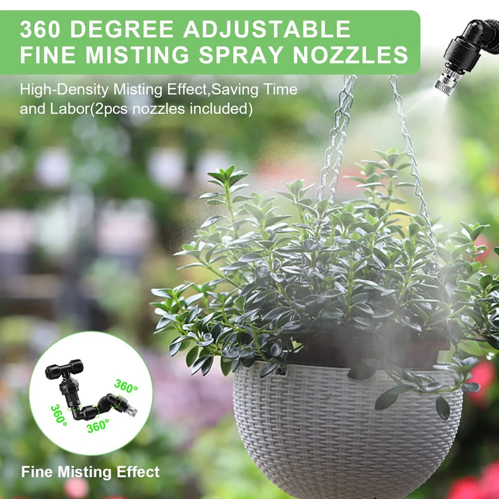 Humidificateur pour Reptiles – Système de Brumisation Automatique avec Minuterie et Buses Rotatives 360° pour Terrarium