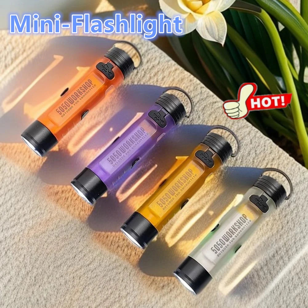 Lampe de Poche LED Compacte 2026 – 5 Modes, Clip Portable, Longue Autonomie, Étanche