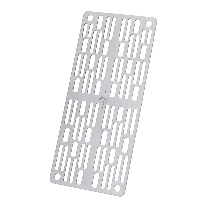 Grille en Titane avec Sac de Transport – Mini Gril BBQ Charbon pour Camping et Randonnée