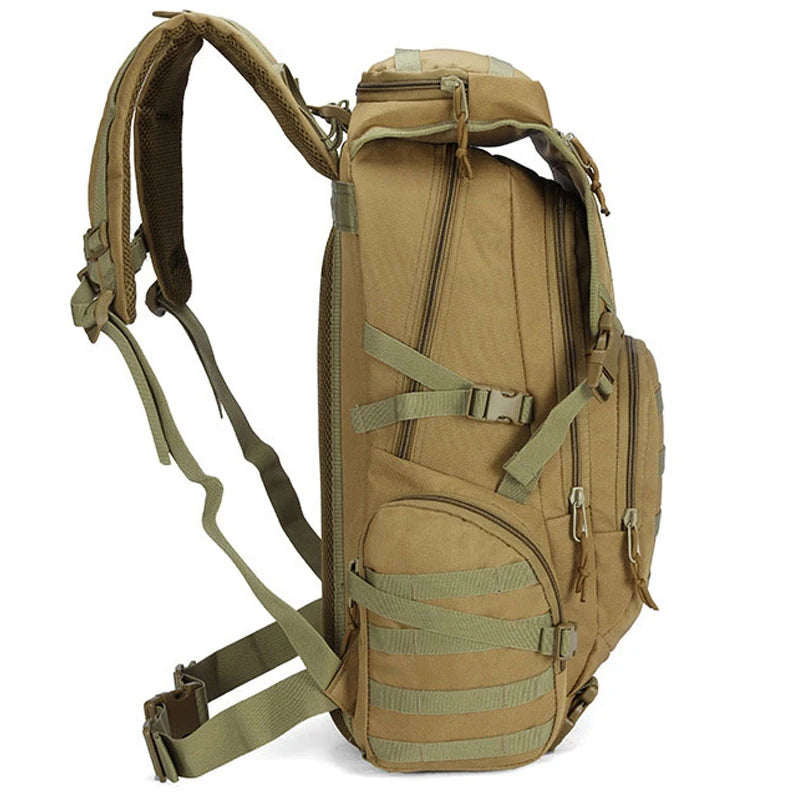 Sac à Dos Tactique MOLLE – Militaire, Randonnée, Camping, Voyage – Homme Unisexe