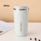 Mug Thermos Isotherme en Inox 380/510 ml – Tasse de Voyage pour Café, Sports Outdoor, Chaud & Froid