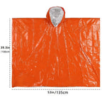 Kit de Survie Isotherme Outdoor – Couvertures d'Urgence (5 pcs), Sac de Couchage, Tente & Poncho de Survie
