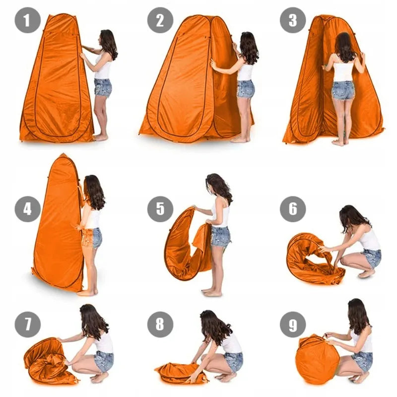 Tente Portable Outdoor Multifonction – Douche, Toilettes, Vestiaire et Camping Pop-Up