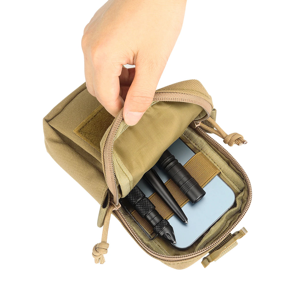 Kosibate Pochette Tactique Molle – Étui Téléphone EDC, Sac Bandoulière Sport Escalade & Chasse