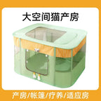 Maison pour Chat Pliable – Tente Cosy pour Chaton, Chien et Chat avec Coussin – Niche d'Accouchement et Lit Confortable