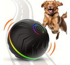 Balle Interactive Intelligente pour Chien – Roulement & Rebond Aléatoire, Lumières Colorées, Rechargeable USB – 4h d'Autonomie