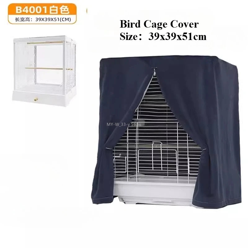 Housse de Cage à Oiseaux Respirante Anti-Éclaboussures – Pare-Soleil pour Perroquet, Protection Cage