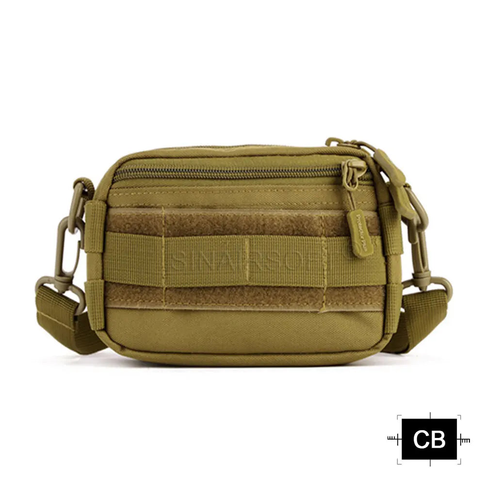 Pochette Tactique MOLLE – Sacoche Messenger et Ceinture pour Randonnée et Trekking
