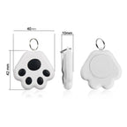 Mini Traceur GPS Bluetooth en Forme de Patte pour Animaux