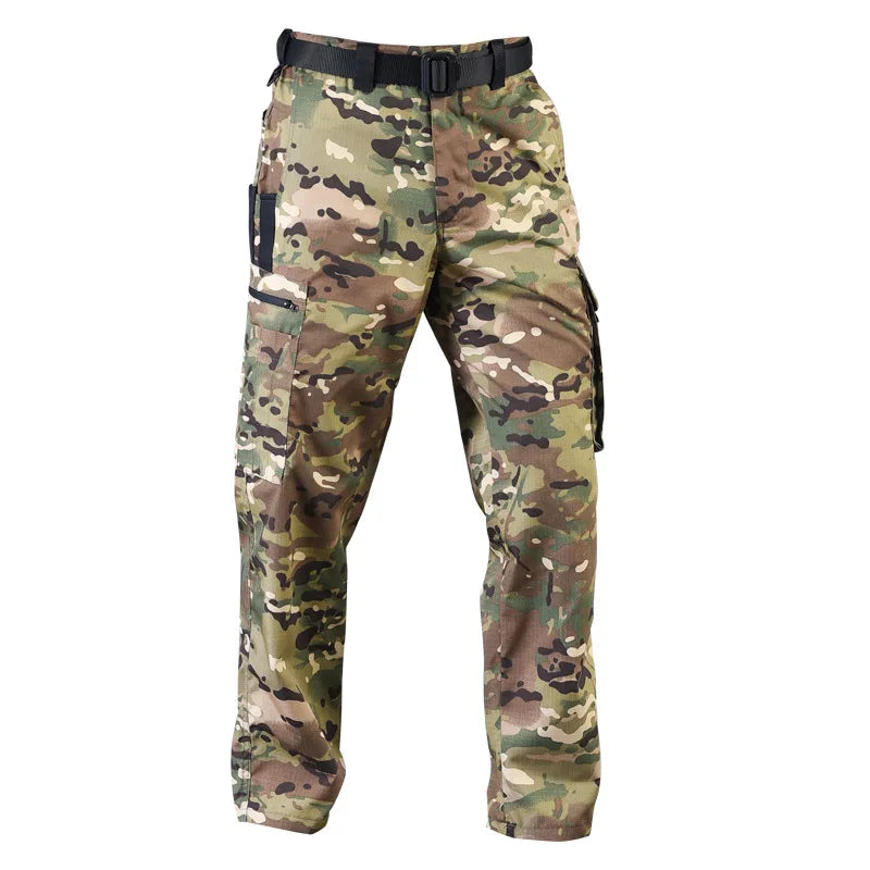 Pantalon Tactique Homme – Cargo Imperméable Randonnée & Chasse