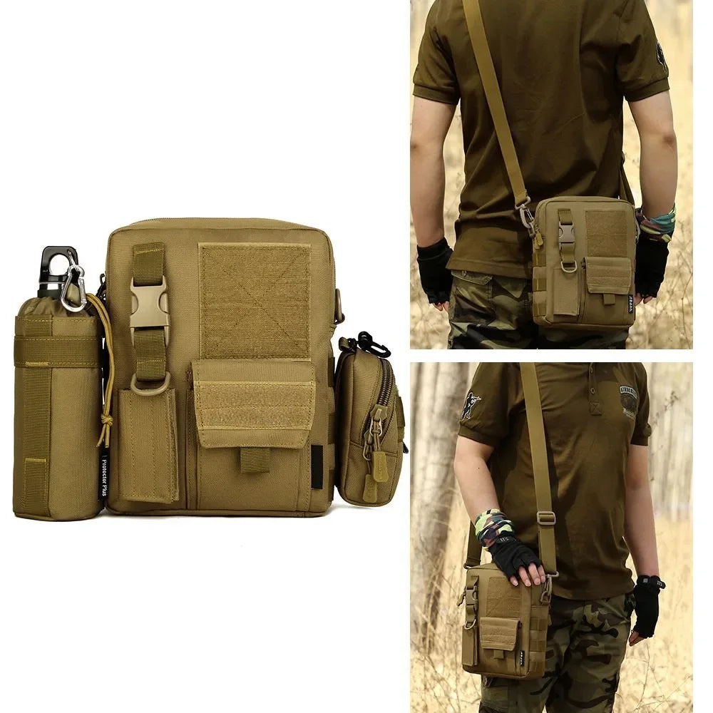 Sac Messenger Multifonction – Sacoche EDC Homme pour Randonnée, Chasse, Sport et Travail