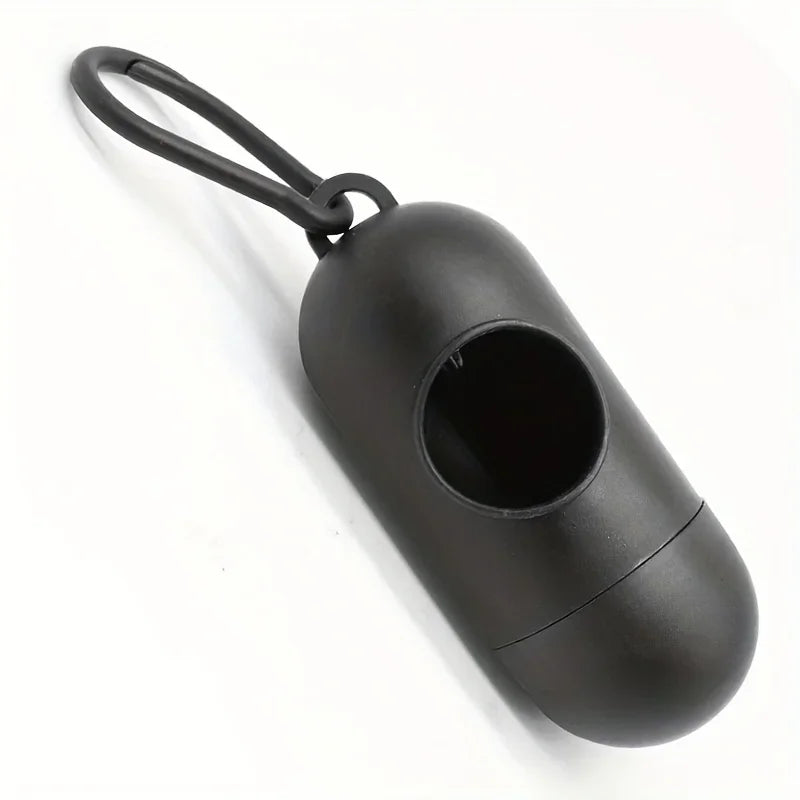 Distributeur de Sacs à Déjections Forme Pilule – Porte-Sacs pour Collier & Laisse de Chien