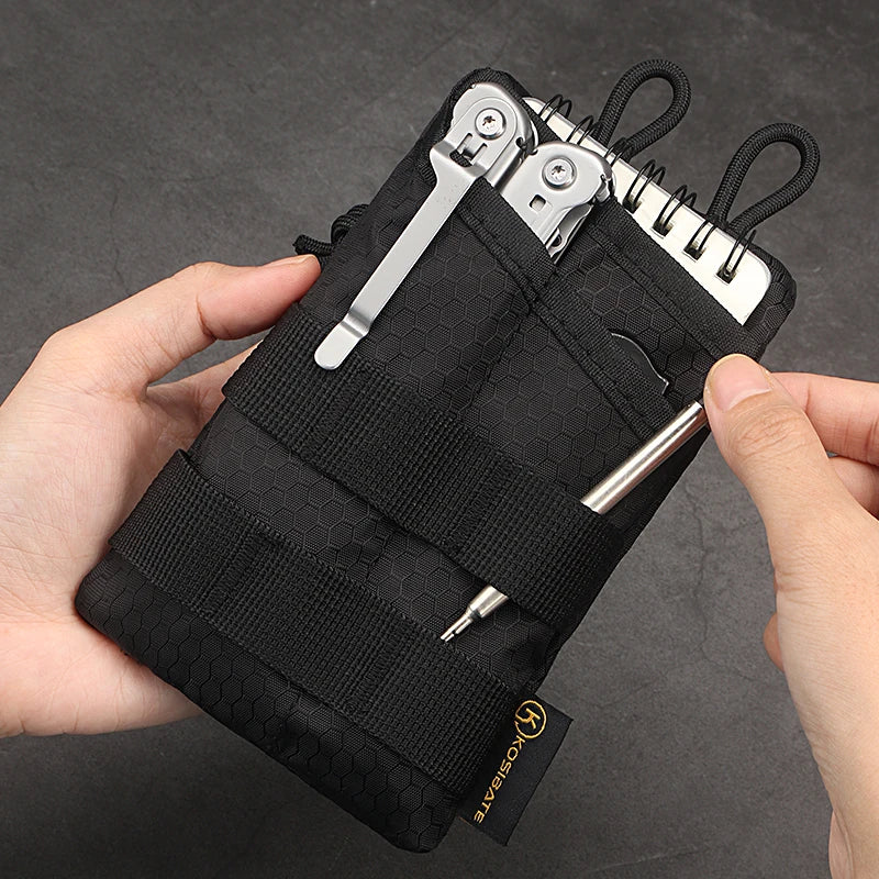Mini Pochette EDC Multifonction – Sac de Rangement, Porte-Clés, Carte, Outil Tactique Outdoor & Chasse