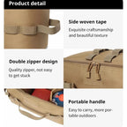 Sac de Rangement pour Bouteille de Gaz de Camping – Grande Capacité, Sac à Outils Multifonction pour Pique-Nique et Extérieur