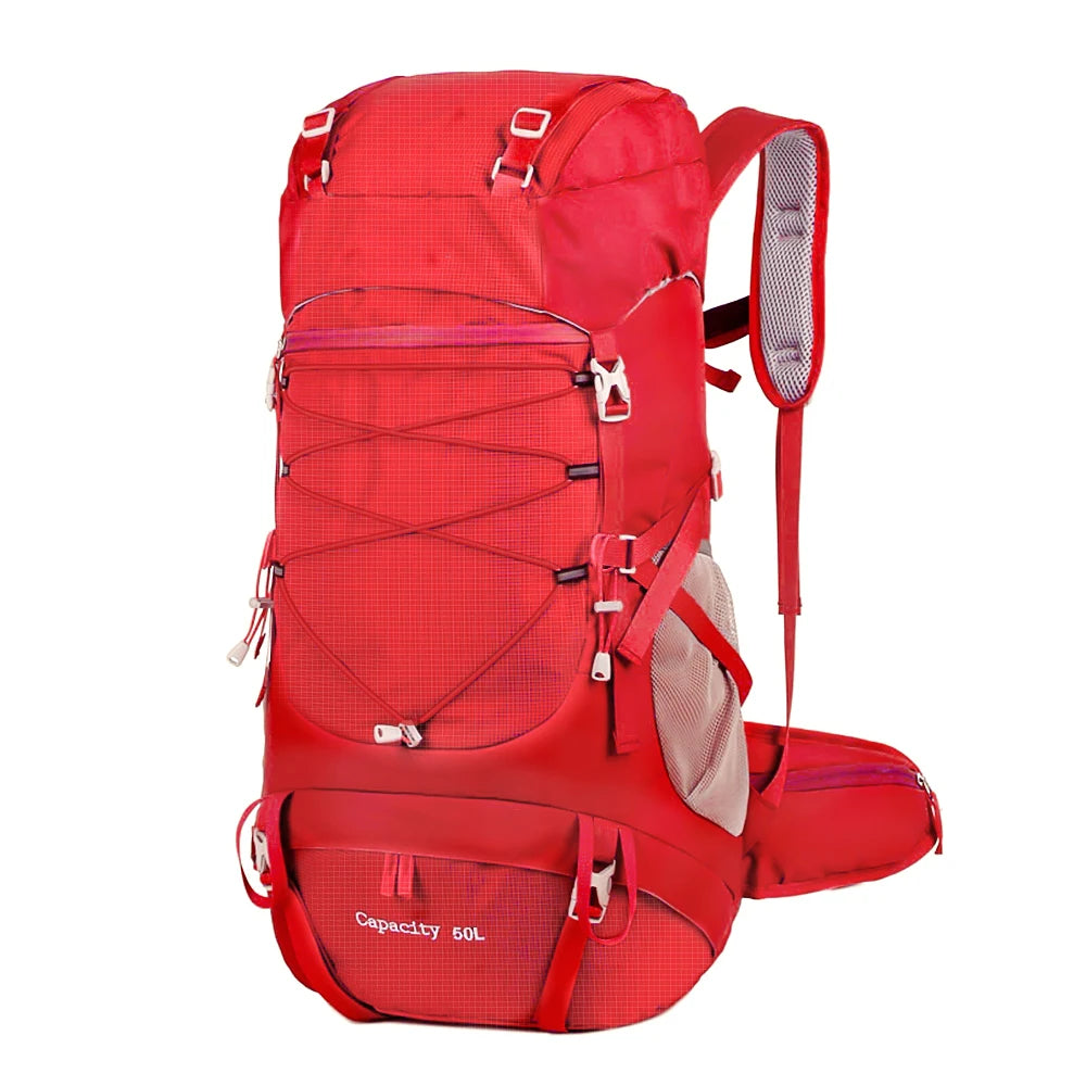 WESTTUNE Sac à Dos Randonnée 50L avec Couvre-Pluie – Multifonction, Alpinisme & Trekking