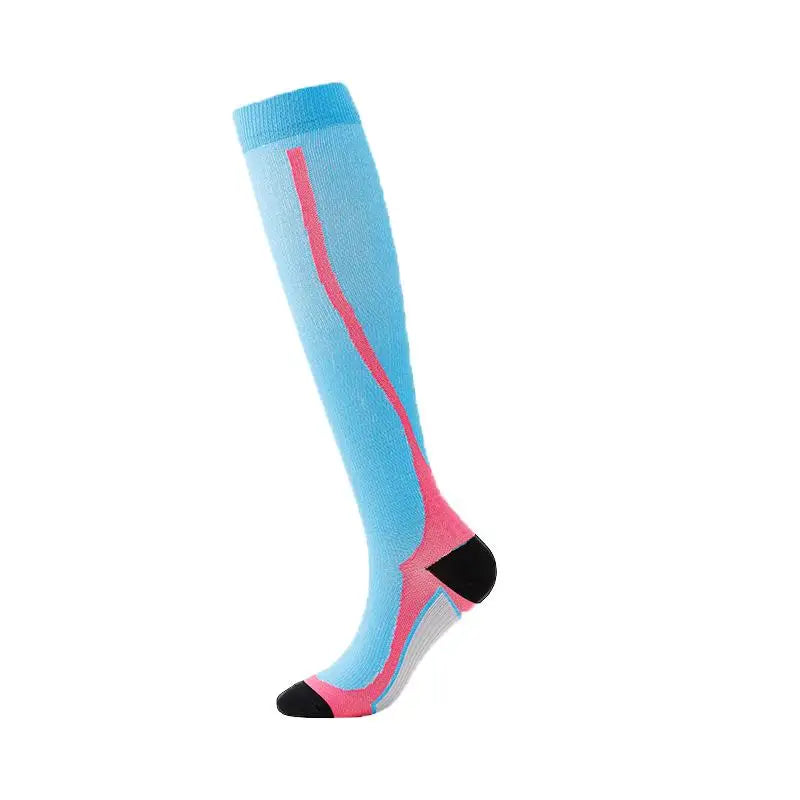 Chaussettes de Compression pour Course à Pied, Cyclisme, Football, Varices, 20-30mmhg