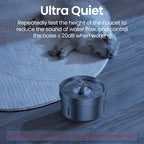 Fontaine à eau ROJECO en acier inoxydable pour chats et chiens – Distributeur automatique intelligent, accessoires animalerie