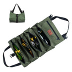 Trousse à Outils Enroulable Robuste – Pochette Multifonction Clés, Rangement Suspendu avec Fermeture Éclair