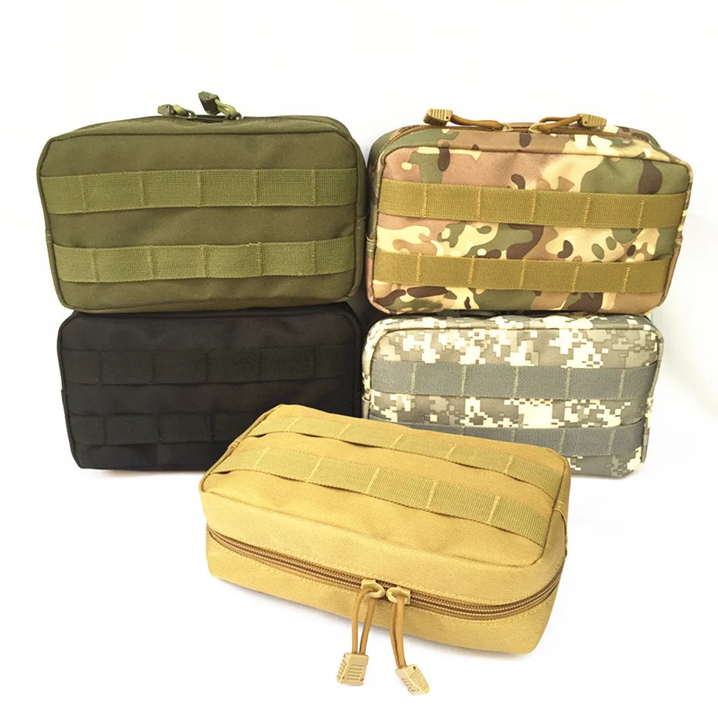 Pochette Tactique Molle EDC – Sac de Ceinture EMT, Gilet de Chasse, Organiseur Outdoor Camping Pêche