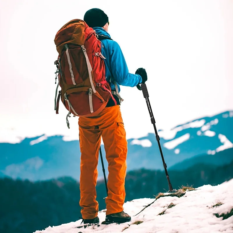 Bâton de Randonnée Léger Réglable 4 Hauteurs – Poignée Antidérapante – Indispensable pour le Trekking