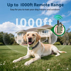 Collier de Dressage Électrique pour Chien – Télécommande 300m, IPX7 Étanche, Rechargeable, Anti-Aboiement