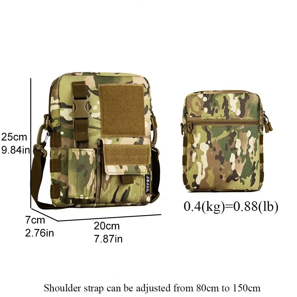 Sac Messenger Multifonction – Sacoche EDC Homme pour Randonnée, Chasse, Sport et Travail