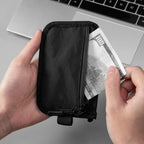 Porte-Monnaie Multifonction Anti-RFID – Léger, Organiseur Cartes, Espèces, Clés & Écouteurs