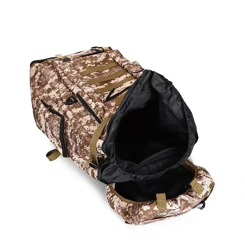 Sac à Dos Alpinisme 80L/100L – Tactique, Grande Capacité, Randonnée, Camping, Voyage