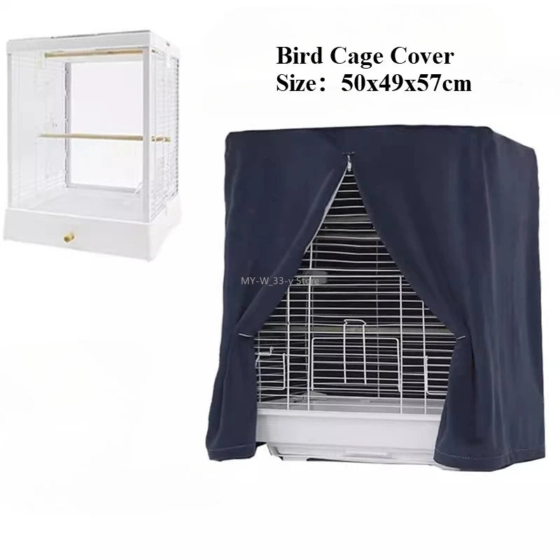 Housse de Cage à Oiseaux Respirante Anti-Éclaboussures – Pare-Soleil pour Perroquet, Protection Cage
