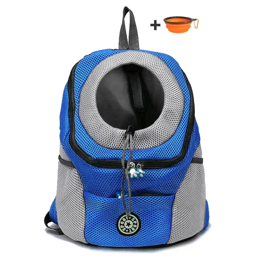 Sac à Dos Respirant pour Chien et Chat – Transport Extérieur, Maille Ventilée, Camouflage