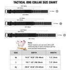 Collier Tactique Militaire pour Chien – Nylon Robuste, Réglable, pour Chiens Moyens et Grands