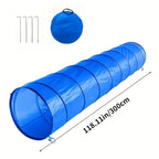 Tunnel d'Agilité Pliable pour Chien et Chat – Équipement d'Entraînement Outdoor et Sports Canins