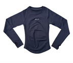 Haut de yoga sans coutures à manches longues pour femmes, t-shirt de compression amincissant, séchage rapide, respirant, élastique, pour la salle de sport, la course et l'entraînement