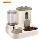 Distributeur 2-en-1 Nourriture et Eau pour Chat – Automatique, Design Mignon